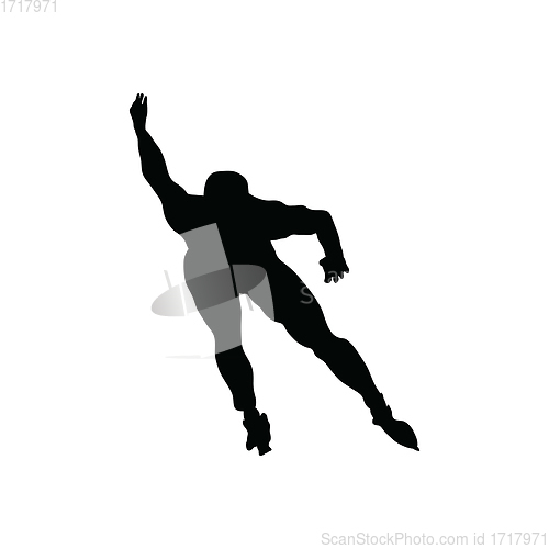 Image of Skating man silhouette
