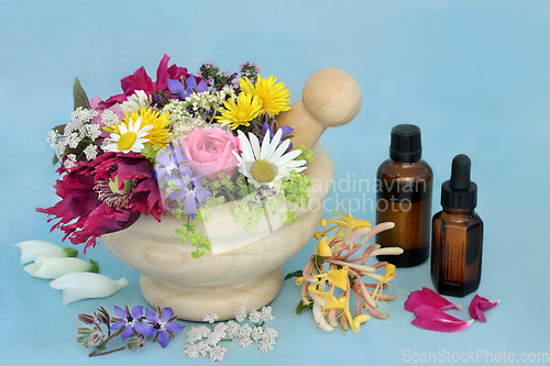 Image of Herbal Flower Medicine for Natural Alternative Remedies