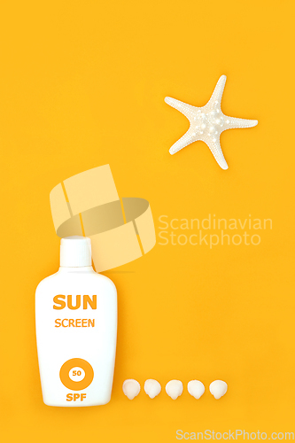 Image of Sun Screen Factor 50 for Skin Protection