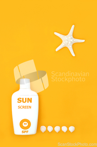 Image of Sun Screen Factor 50 for Skin Protection