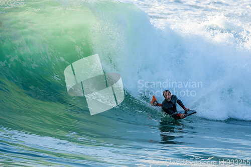 Image of Bodyboarder in action