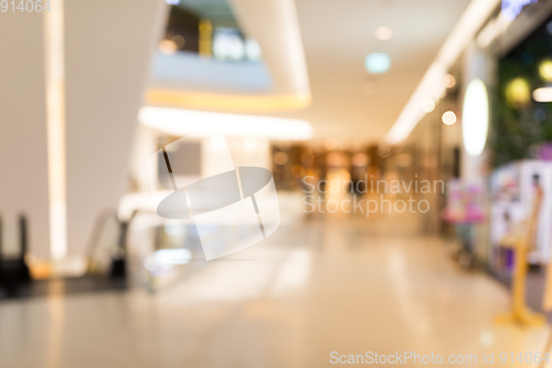 Image of Blur of shopping center