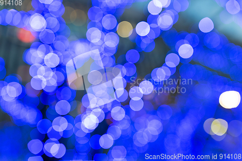 Image of Blue defocused glitter