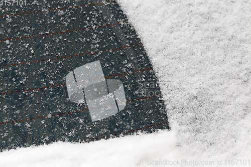 Image of Snow on the car