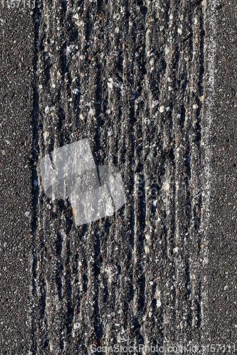 Image of Cut asphalt, close-up