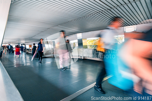 Image of Pedestrian walkway bridge