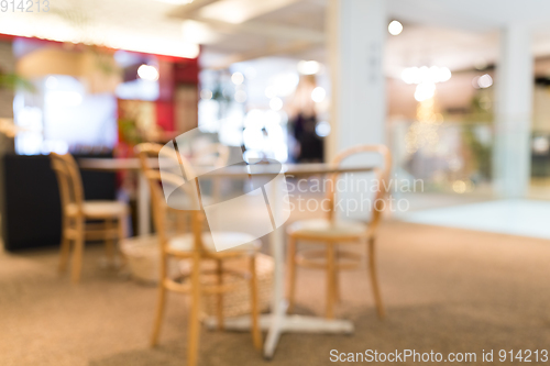 Image of Blur view of cafe