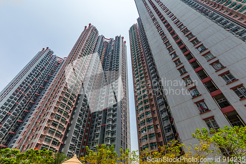 Image of Downtown residential building facade