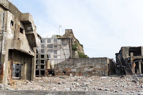 Image of Battleship island in Nagasaki