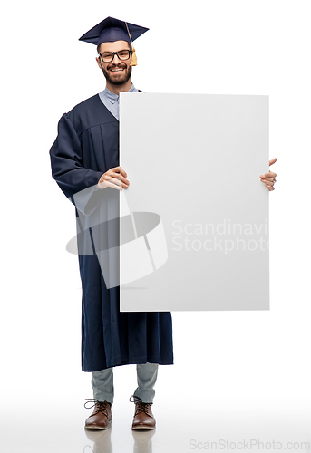 Image of graduate student or bachelor with white board