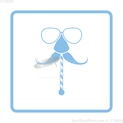 Image of Glasses and mustache icon