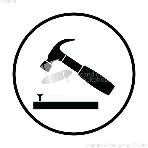 Image of Icon of hammer beat to nail