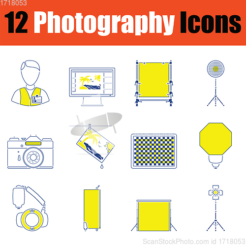 Image of Photography icon set