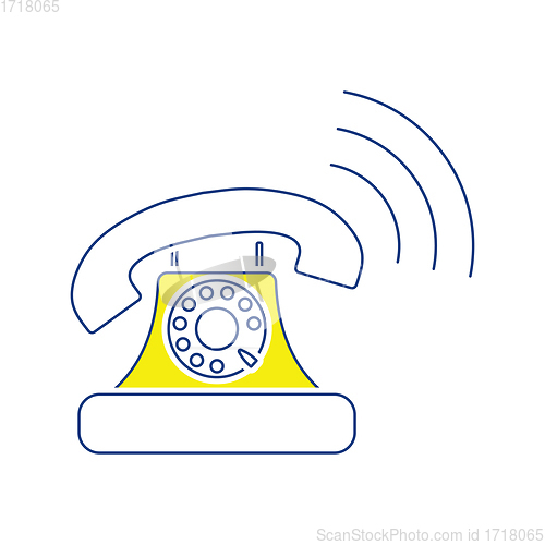 Image of Old telephone icon