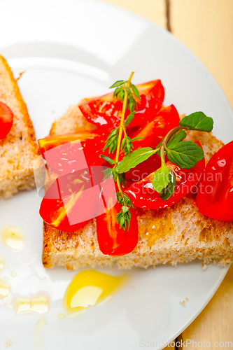 Image of Italian tomato bruschetta