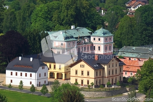 Image of Landscape of chateau in Sloup