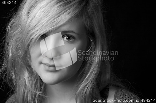 Image of young beautiful girl