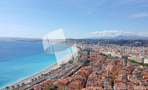 Image of View of Nice, Cote d'Azur, French Riviera, France