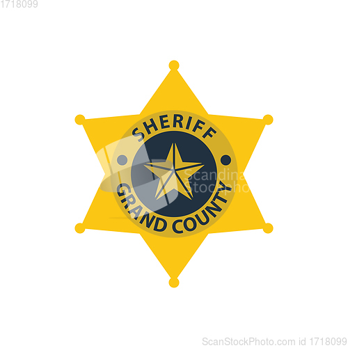 Image of Sheriff badge icon