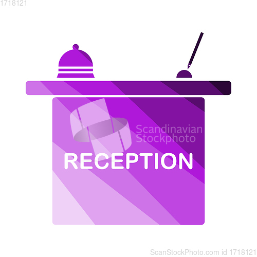 Image of Hotel Reception Desk Icon