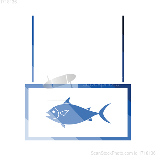 Image of Fish market department icon