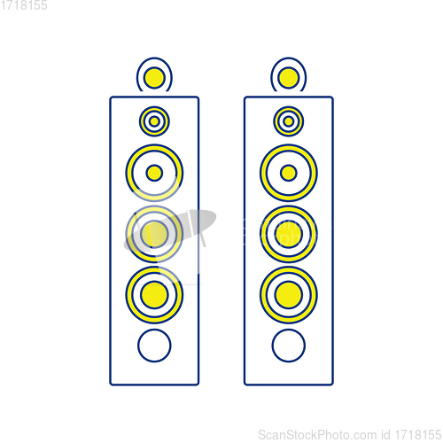 Image of Audio system speakers icon