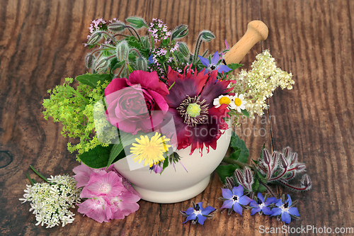 Image of Herbal Flower Medicine for Alternative Plant Based Remedies 