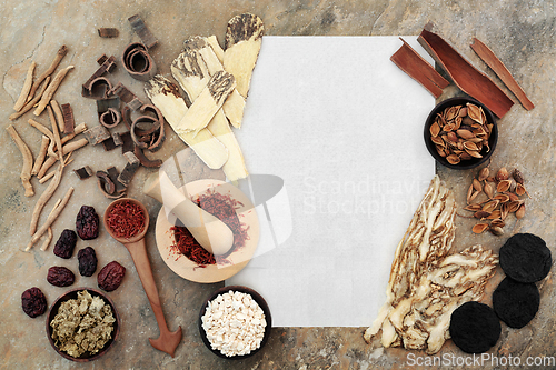 Image of Chinese Herbs and Spice for Alternative Plant Based Healthcare