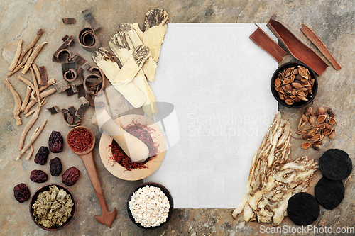 Image of Chinese Herbs and Spice for Alternative Plant Based Healthcare