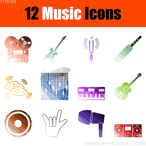 Image of Music Icon Set