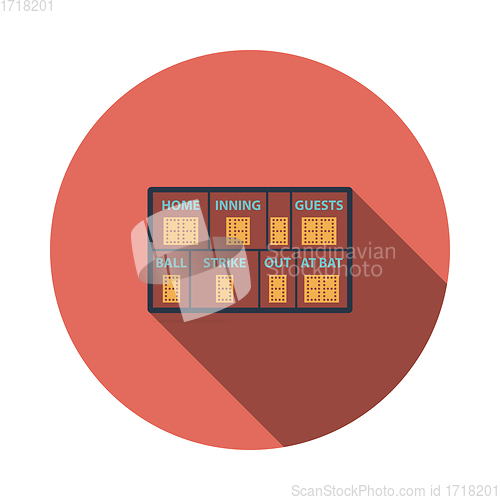 Image of Baseball Scoreboard Icon