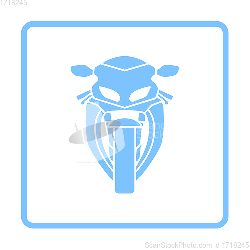 Image of Motorcycle Icon Front View