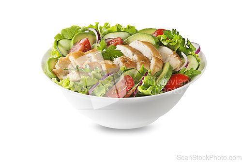 Image of Chicken avocado salad