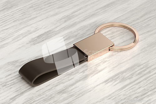 Image of Luxury leather keychain