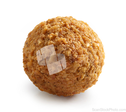 Image of fried falafel ball