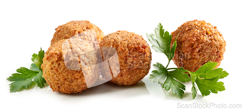 Image of fried falafel balls