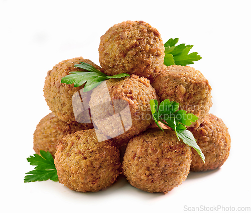 Image of heap of falafel balls