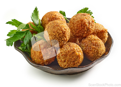 Image of bowl of falafel balls