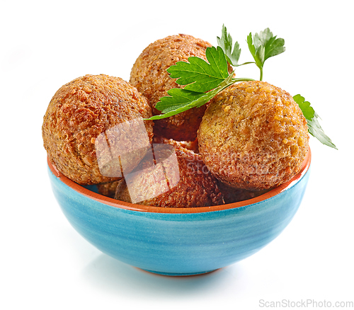 Image of bowl of falafel balls
