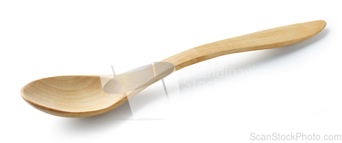 Image of new empty wooden spoon