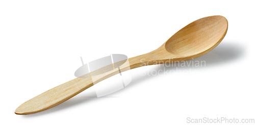 Image of new empty wooden spoon