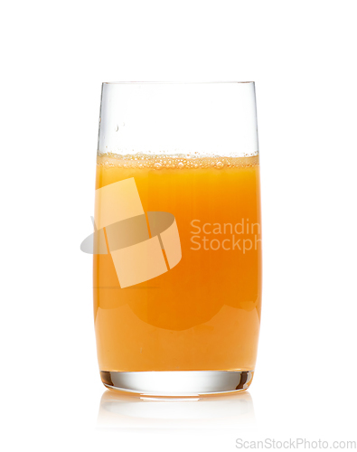 Image of glass of fresh orange juice