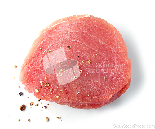 Image of Fresh raw tuna fish steak