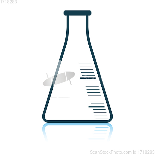 Image of Icon of chemistry cone flask