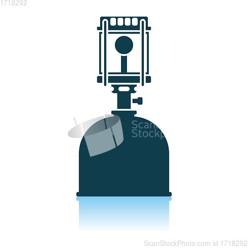 Image of Camping Gas Burner Lamp Icon