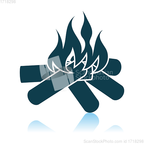 Image of Camping Fire Icon