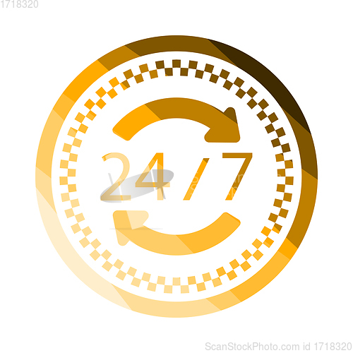 Image of 24 Hour Taxi Service Icon