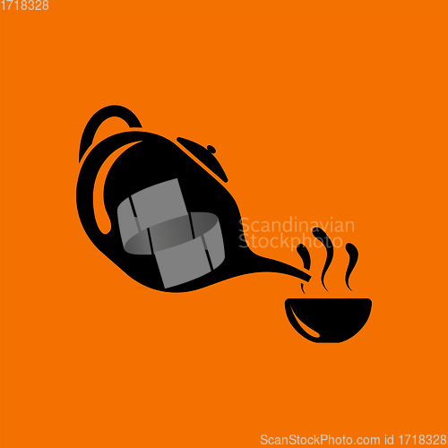 Image of SPA Tea Pot With Cup Icon