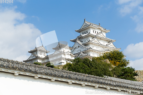 Image of Himeji castle in japan