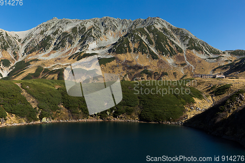 Image of Beautiful lake in Tateyama mountain 